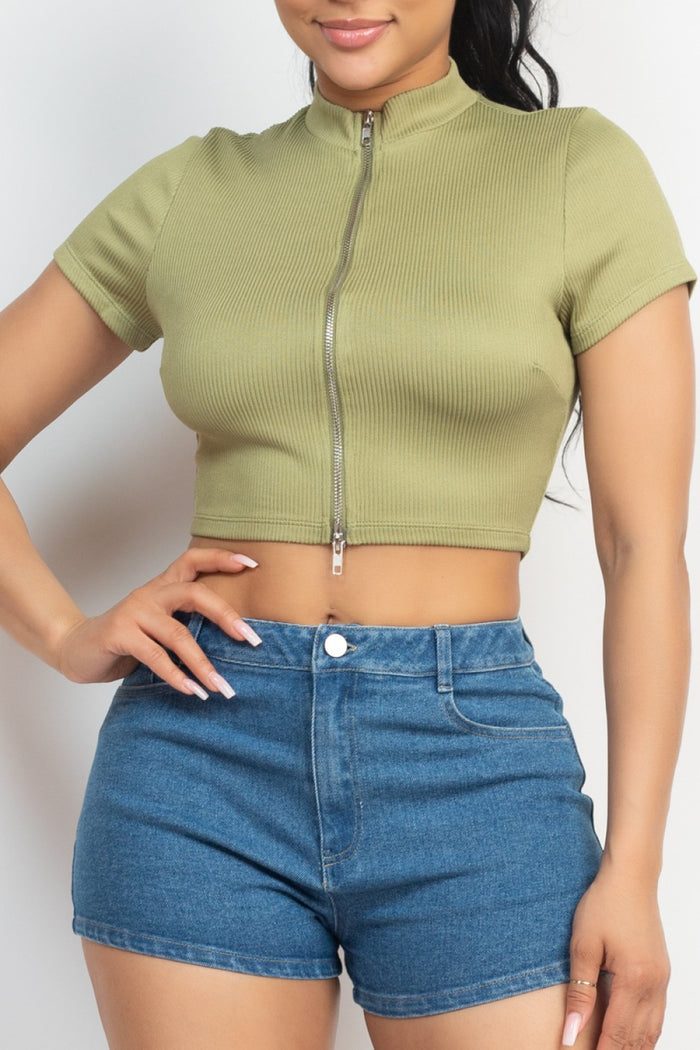 Sage green top