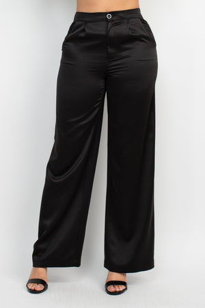 Black Silky Pants