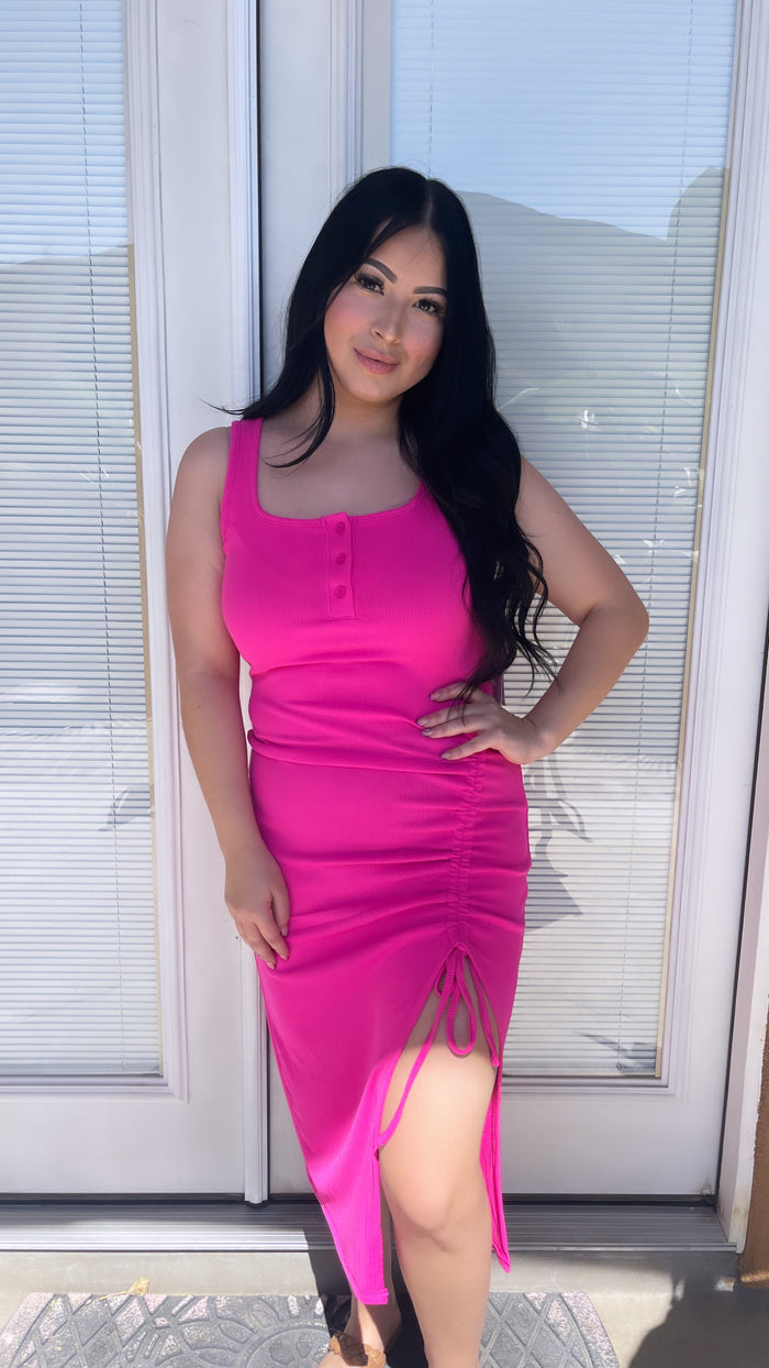 Fuchsia Maxi Dress