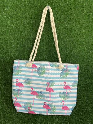 Flamingo Beach Bag