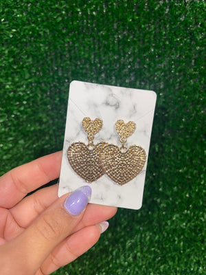 Heart Charm Earrings